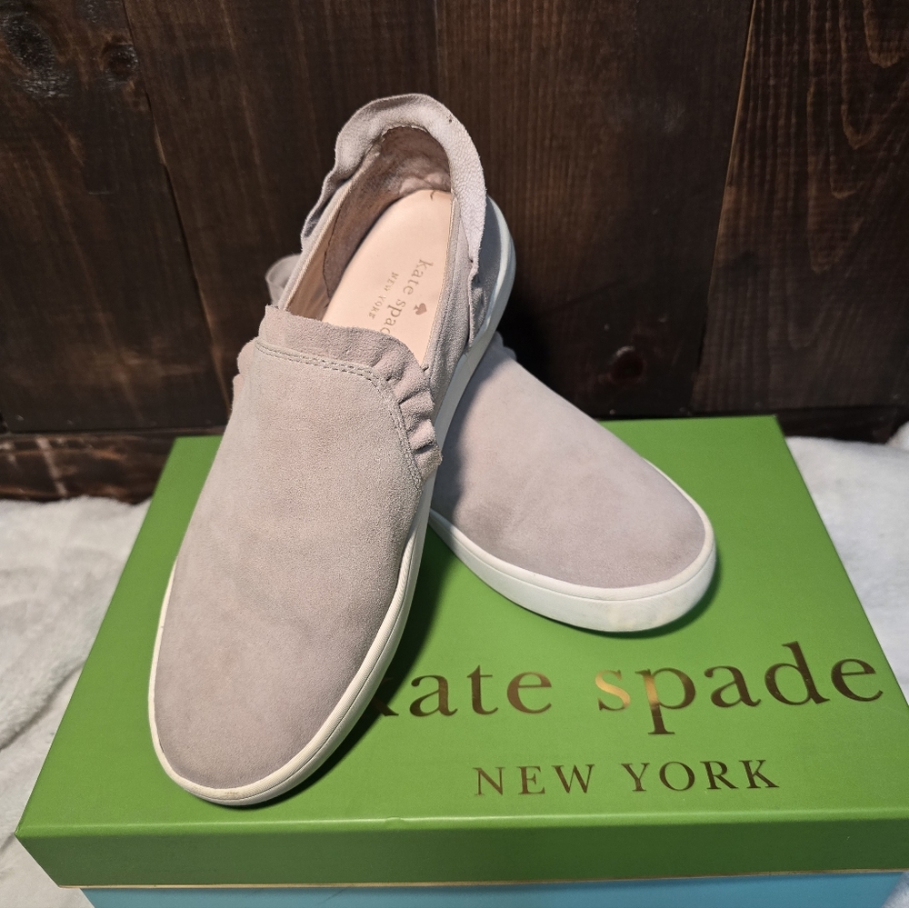 Lilly Grey Suede Shoes